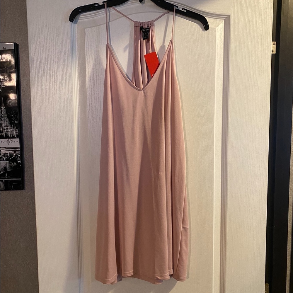 light pink dress